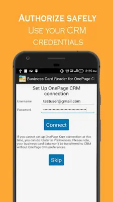 Business Card Reader for OnePage CRM android App screenshot 11